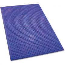 Tapis Antifatigue Médical Et Agroalimentaire-bleu-60x60 Cm