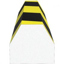 Amortisseur Conique - Noir/jaune - 36x36x120cm