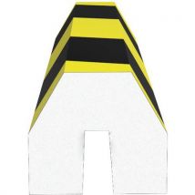Amortisseur Pour Poutre En I-noir/jaune-4x36x120cm-5 Pièces