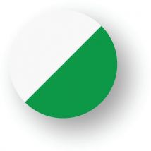 Rond Adhésif De Marquage Au Sol-vert/blanc-5cm-175 Pièces