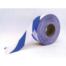Ruban Adhésif Marquage Au Sol - Bleu Clair/blanc - 75cmx10m