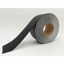 Ergomat - Ruban adhésif de marquage au sol LeanStripe - Noir - 7,5cm x 10m - Vinyle résistant - Lean Management
