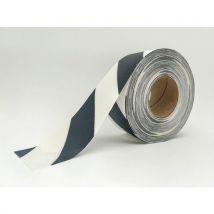 Ruban Adhésif De Marquage Au Sol - Noir/blanc - 75cmx30m