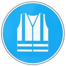 Panneau Port Vêtements Haute Visibilité Aluminium 350