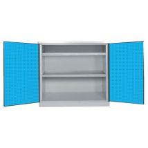 Anjou Tolerie - Support outillage porte d'armoire 100x100 cm Bleu 5012 - Mobilier d'atelier - Garantie 7 ans