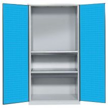 Panneau support bacs porte d'armoire - 125x195 cm Bleu 5012 - Anjou Tolerie