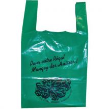 Sac Bretelle - Décor Poissonnerie Vert 50μ - 270/140x490mm