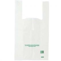 Sac Bretelle - Gaine Blanche 50μ - 300/140x540mm