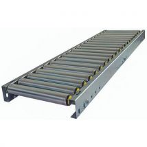 Somefi - Convoyeur Gravitaire à Rouleaux PVC - 2000mm Longueur Utile - 500mm Largeur Rouleau - Charge 40kg/m