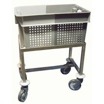 Chariot Porte-bac Europe 600x400x300 Mm - Outil Océan