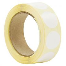 Pastille Adhésive Amovible En Rouleau Blanc - Manutan