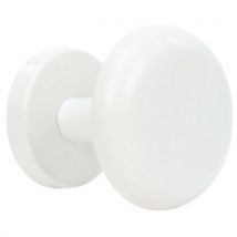 Patère 1 Téte Acier Époxy Blanc - Manutan