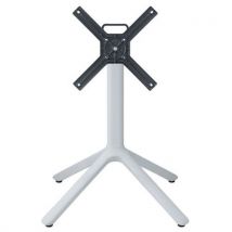 Pied De Table Maxi Nemo Rabattable Hauteur 73 Cm - Peint Blanc
