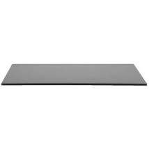 S-CAB - Plateau de table carré 80x80 cm stratifié gris clair - Épaisseur 12 mm - Usage collectivité - Résistant