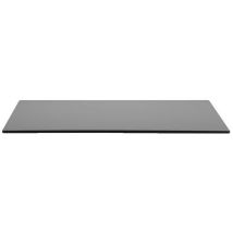 S-CAB - Plateau de table carré 60x60 cm stratifié gris clair - Épaisseur 12 mm - Usage collectivité - Robuste et durable