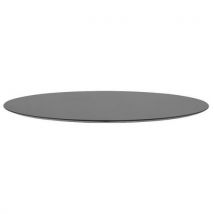 Plateaux Table Ø90 Cm Stratifié Épaisseur 12 Mm - Anthracite