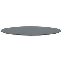 Plateaux Table Ø80 Cm Stratifié Épaisseur 12 Mm - Anthracite