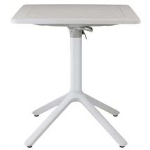 Table Eco Rabattable 70x70 Cm Technopolymère - Lin