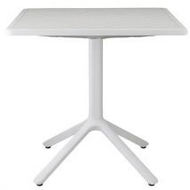 Table Eco 80 X 80 Cm Technopolymère - Lin