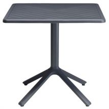 Table Eco 70 X 70 Cm Technopolymère - Anthracite