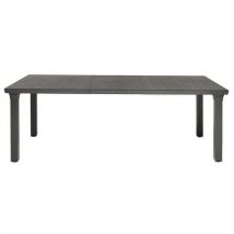 Table Per3 De 170 À 220 Cm Anthracite/alu