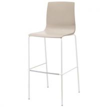 Lot De 2 Tabourets Alice Hauteur 80 Cm Taupe - Peint Lin