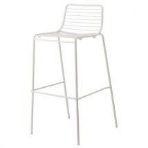 Lot De 2 Tabourets Summer Hauteur 75 Cm - Blanc