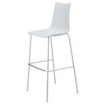 Lot De 2 Tabourets Zebra Hauteur 80 Cm Lin - Peint Lin