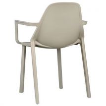Lot De 4 Fauteuils Piu Taupe