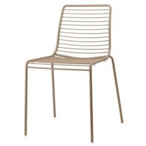 Lot De 2 Chaises Summer 4 Pieds - Taupe