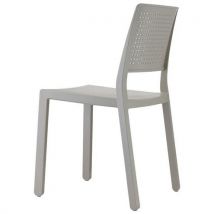 Lot De 6 Chaises Emi 4 Pieds - Taupe