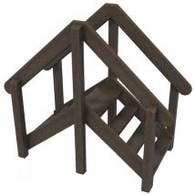 Chemin Podotactile Escalier 7 Marches 150 Cm - Marron