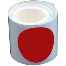 Signalétique Pour Porte Vitrée 25m - 50mm- Rond Rouge