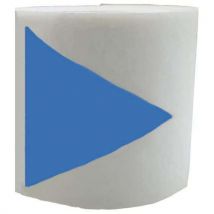 Signalétique Pour Porte Vitrée 25m - 50mm - Triangle Bleu