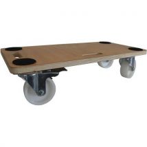 Cime - Support roulant 590x140mm - Charge 350kg - Plateau assorti - Recyclable