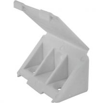 Lot de 2 - Taquet Équerre Large Plastique-23x23x43mm