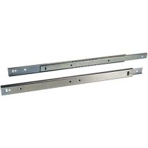 Cime - Coulisse à billes horizontale H33mm - Acier - Recyclable 100% - Quincaillerie