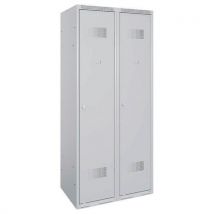 Vestiaire industrie salissante Prima 1 à 3 col. larg 400 mm sur socle