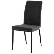 Chaise Yvette Gris Foncé