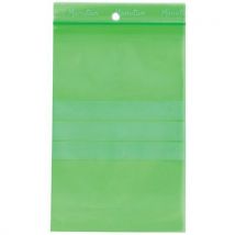 Sachet Zip Recyclé - Vert 50 Μm - 180x120mm - Manutan Expert