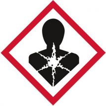 Marquage De Tuyauterie Ghs08 - Danger Pour La Santé - 40 Mm