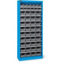 Armoire Bac À Bec - 700x267x1651mm - Bleu - 48 Bacs