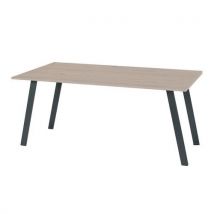 Bureau Standard 140 X 80 X 75 Cm Design Droit Chêne