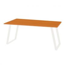 Bureau Shape 200 X 80 X 75 Cm Design Droit Cerisier