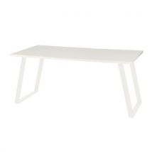 Bureau Shape 200 X 80 X 75 Cm Design Droit Blanc
