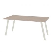 Bureau Standard 160 X 80 X 75 Cm Design Droit Chêne