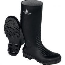 Delta Plus - Bottes de sécurité PVC S5 SRA Noir - Pointure 42 - Embout Métallique, Antistatique, Résistante Hydrocarbures