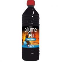 Allume feu liquide sans odeur 1L - Idéal pour barbecue et cheminée