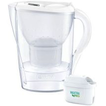 Brita - Carafe Filtrante Marella Maxtra Pro All-in-1 - 2,4L Blanc - Eau Pure et Goût Amélioré
