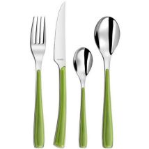 Amefa - Ménagère 24 pièces Alizé Inox - Verte - Service 6 personnes - Design moderne